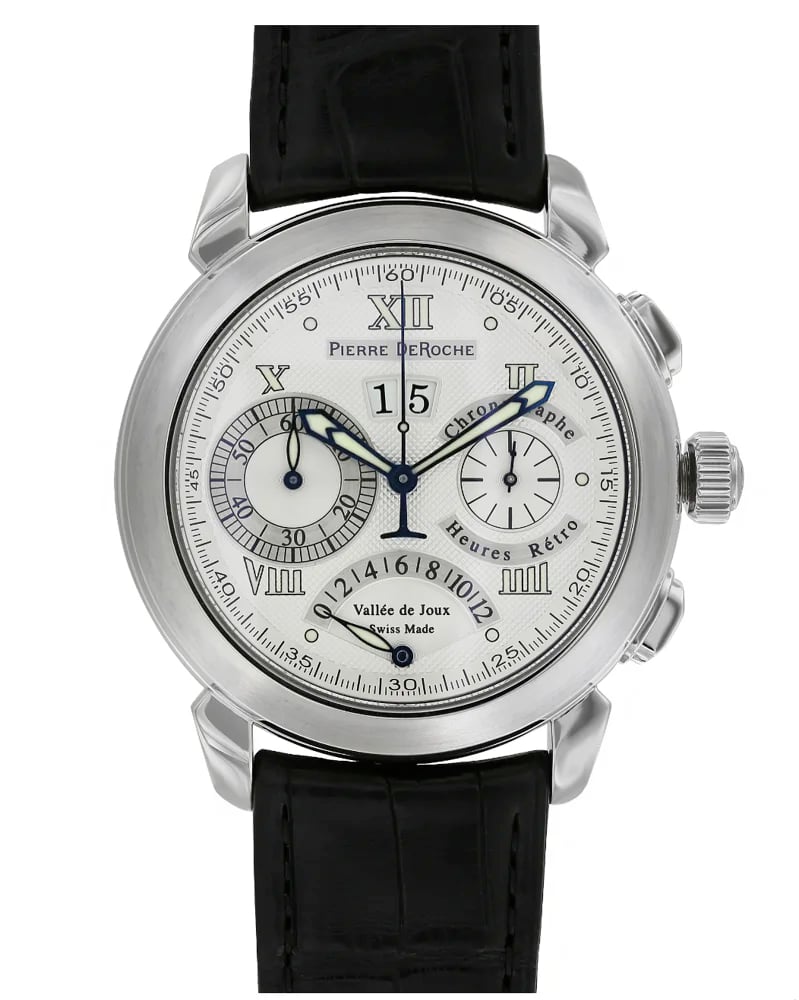 Pierre DeRoche Grandcliff Annual Calendar Flyback Chronograph, image 1 Pierre DeRoche Grandcliff Annual Calendar Flyback Chronograph, image 1