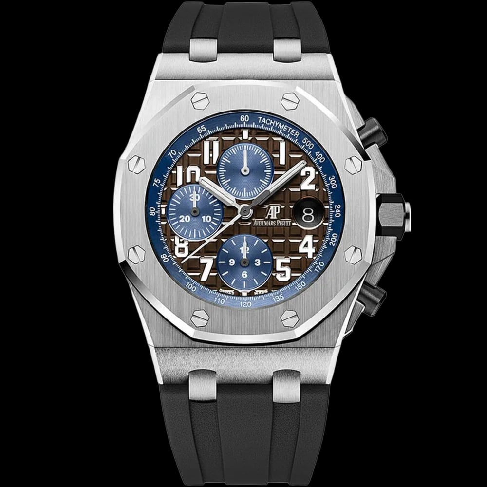 Audemars Piguet Royal Oak Offshore Chronograph Chronograph Navy Havana Chocolate Brown Dial 26470ST, image 1 Audemars Piguet Royal Oak Offshore Chronograph Chronograph Navy Havana Chocolate Brown Dial 26470ST, image 1
