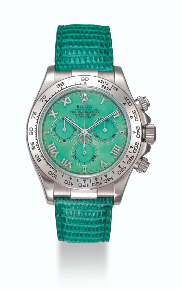 Rolex Daytona BEACH GREEN CHRYSOPRASE DIAL 116519, image 1 Rolex Daytona BEACH GREEN CHRYSOPRASE DIAL 116519, image 1