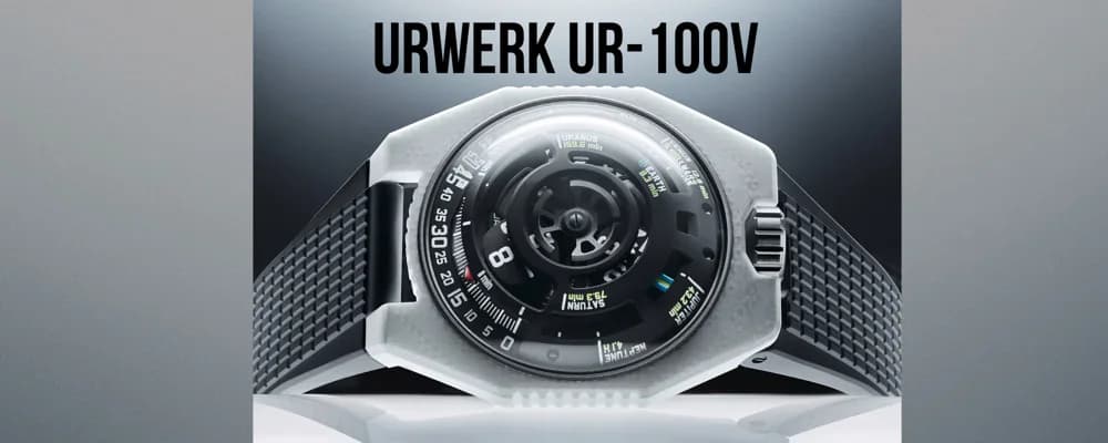 Urwerk UR-100V LightSpeed - Space Energy In White Ceramic | Chrono 10:10 Urwerk UR-100V LightSpeed - Space Energy In White Ceramic | Chrono 10:10
