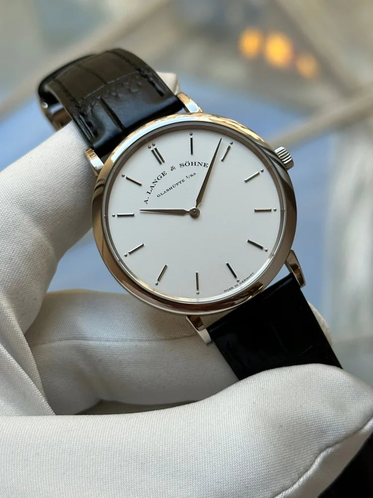 A. Lange & Söhne Saxonia White Gold, image 1 A. Lange & Söhne Saxonia White Gold, image 1