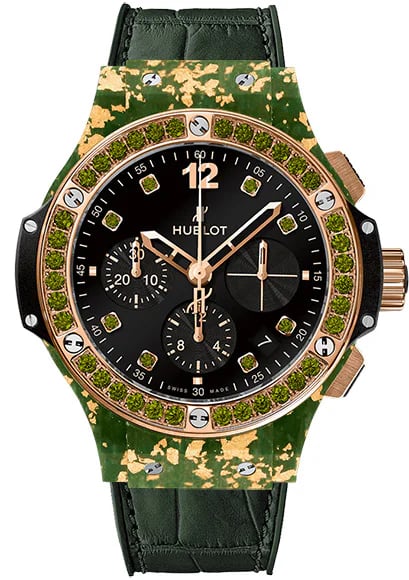 Hublot Big Bang Gold Linen Green, image 1 Hublot Big Bang Gold Linen Green, image 1