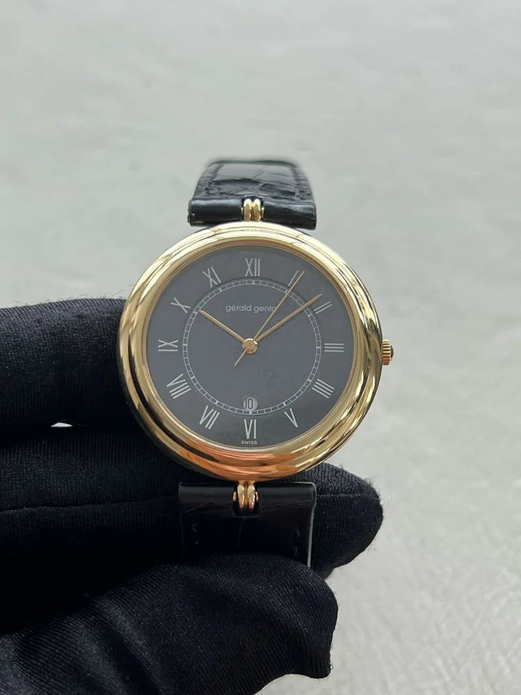 Gérald Genta Gefica Automatic Blue Dial, image 1 Gérald Genta Gefica Automatic Blue Dial, image 1