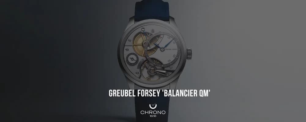 Greubel Forsey Gives Its Most Important Watch a Second Life | Chrono 10:10 Greubel Forsey Gives Its Most Important Watch a Second Life | Chrono 10:10