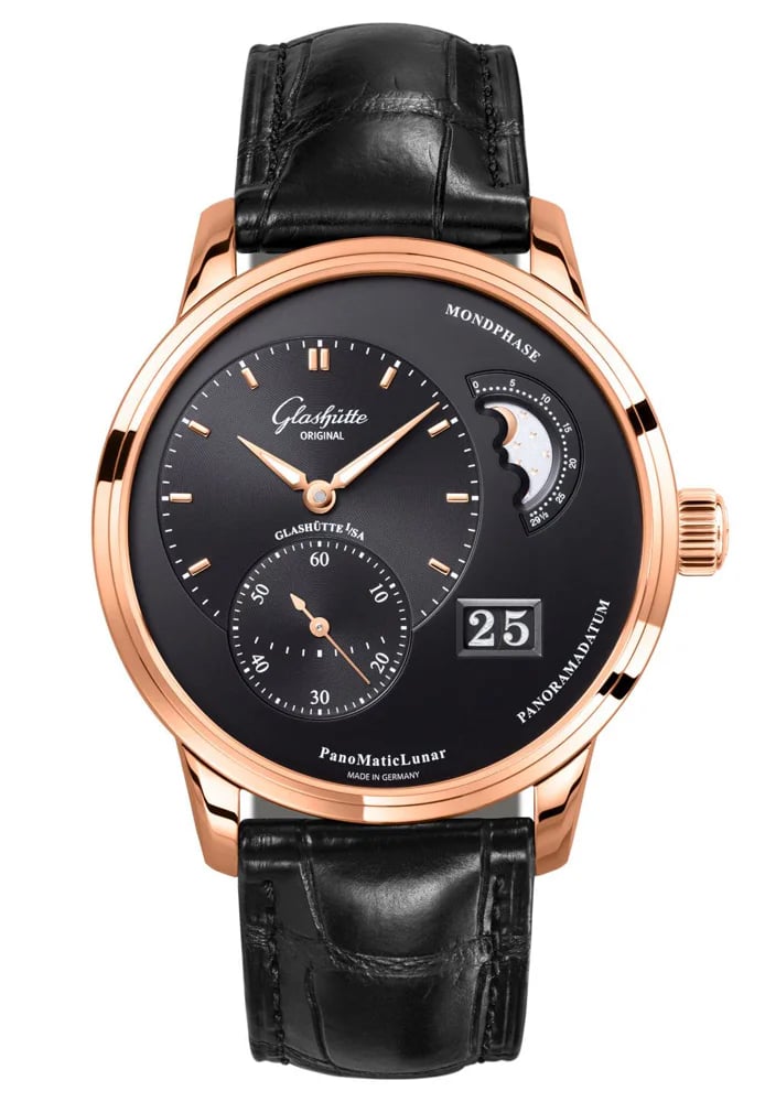 Glashütte Original PanoMaticLunar Black 40mm, image 1 Glashütte Original PanoMaticLunar Black 40mm, image 1