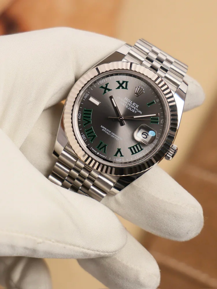 Wimbledon Dial Jubilee Bracelet, image 1 Wimbledon Dial Jubilee Bracelet, image 1